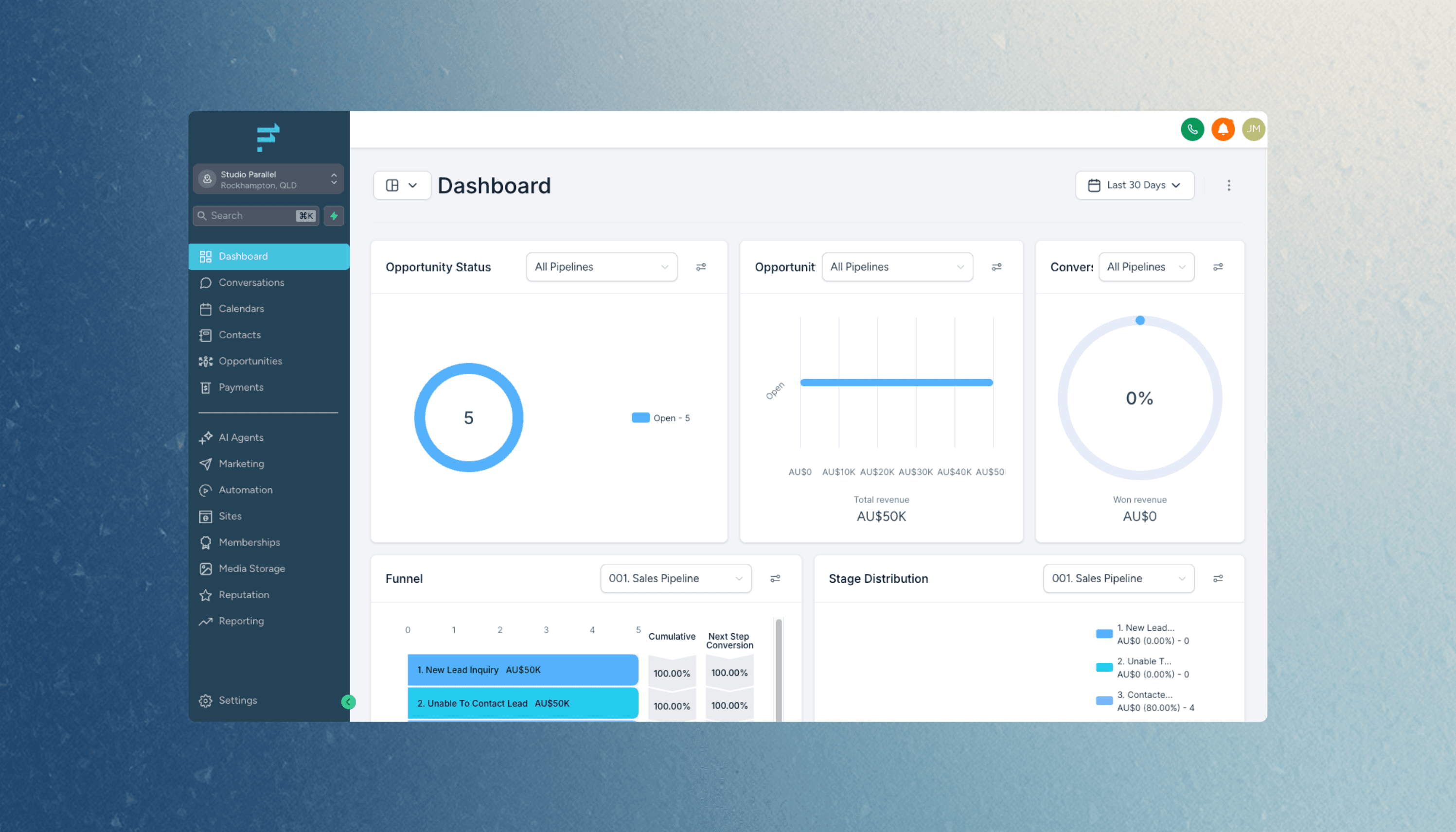 Flow Channels dashboard showing the unified inbox and pipeline view
